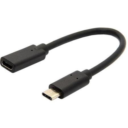 Alfais 4338 Type C USB 3.1 Uzatma Kablosu Ekleme Dişi Erkek Uzatıcı Kablosu 25 cm