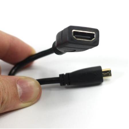 Alfais 5139 Micro Mikro Hdmi Çevirici Dönüştürücü Adaptör Kablosu 15Cm