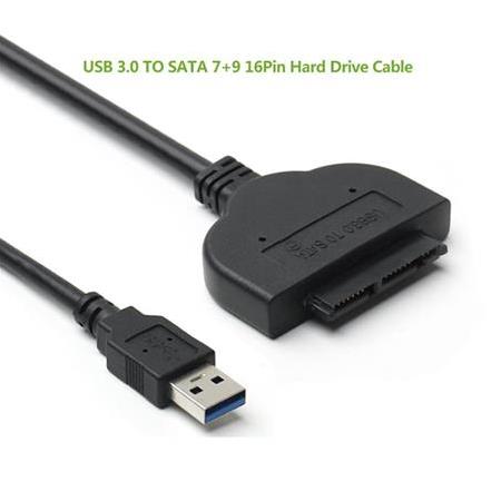 Alfais 5132 Usb 3.0 To Micro Sata 1.8 İnç Ssd 7+9 Pin Hdd Hard Disk Kablosu