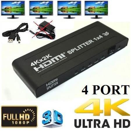 Alfais 5121 4K Hdmi Switch Splitter 4 Port Çoklayıcı Çoğaltıcı