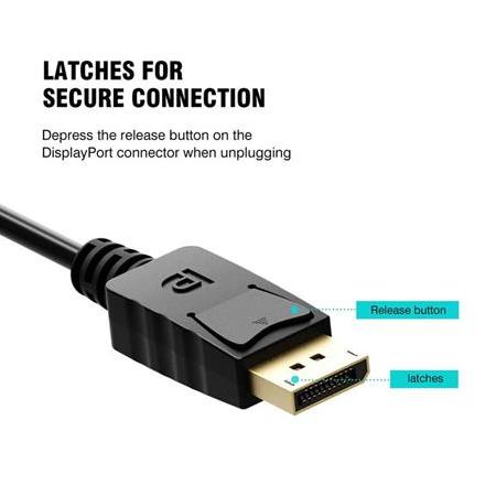 Alfais 4318 Displayport To Hdmi Çevirici Dönüştürücü Adaptör Kablosu 1.8 Metre
