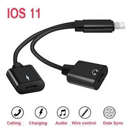 Alfais 4313 Lightning Kulaklık Şarj Çoklayıcı Çevirici Dönüştürücü Adaptör (iphone 7 8 X 11 Plus)