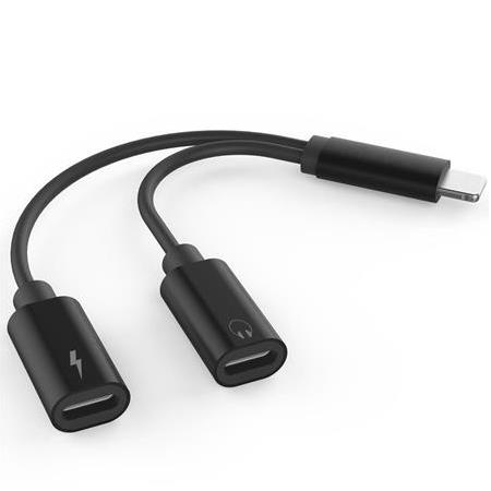 Alfais 4313 Lightning Kulaklık Şarj Çoklayıcı Çevirici Dönüştürücü Adaptör (iphone 7 8 X 11 Plus)