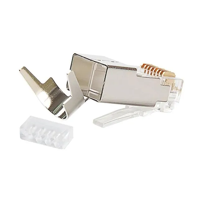 Alfais 4229 Cat7 Rj45 Jack İnternet Patch Kablo Ucu Konnektör Jak (10 Adet)