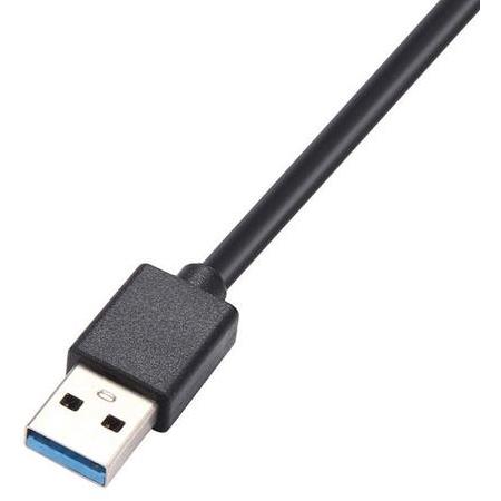 Alfais 4345 4 Port USB 3.0 Hub Switch Çoklayıcı 1 Metre
