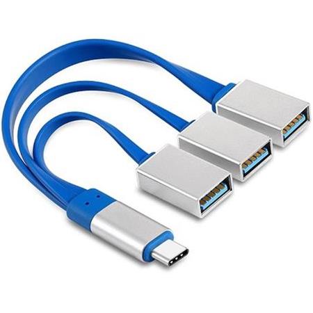 Alfais 4346 Type-c To Usb 3.0 Çevirici Çoklayıcı 3 Port Adaptör Hub