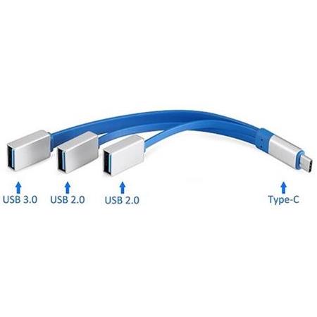 Alfais 4346 Type-c To Usb 3.0 Çevirici Çoklayıcı 3 Port Adaptör Hub