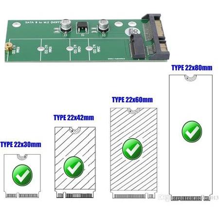 Alfais 4233 M.2 Ngff SSD To 2.5 Sata 3 Çevirici Dönüştürücü Adaptör