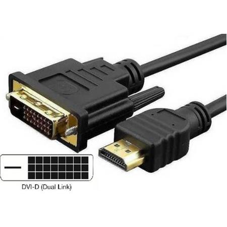 Alfais 4254 Hdmi To Dvi 10 Metre Çevirici Dönüştürücü Görüntü Kablosu