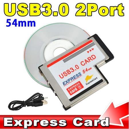 Alfais 5119 2 Port Usb 3.0 54Mm Express Cardbus Pcmcia Adaptör Kartı
