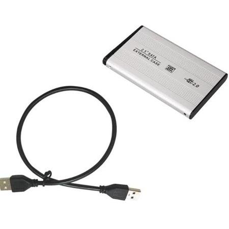 Alfais 4297 USB 2.0 Sata Harici 2.5 Hdd Harddisk Kutusu Gümüş