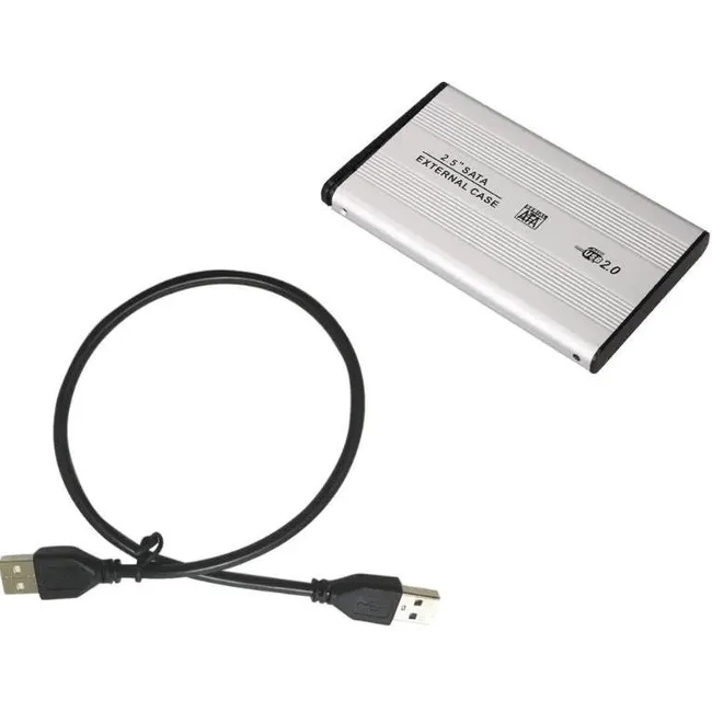 Alfais 4297 USB 2.0 Sata Harici 2.5 Hdd Harddisk Kutusu Gümüş