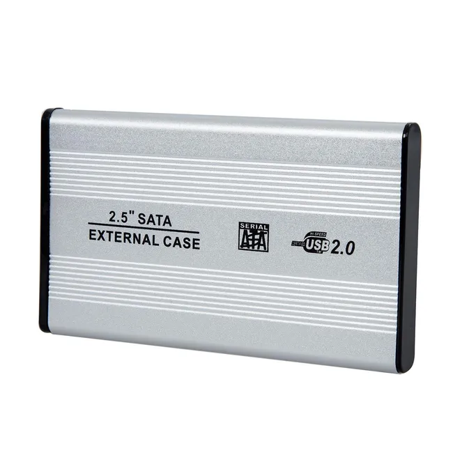 Alfais 4297 USB 2.0 Sata Harici 2.5 Hdd Harddisk Kutusu Gümüş
