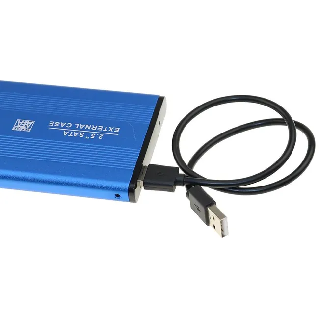 Alfais 4298 USB 2.0 Sata Harici 2.5 Hdd Harddisk Kutusu Mavi