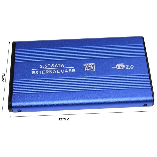 Alfais 4298 USB 2.0 Sata Harici 2.5 Hdd Harddisk Kutusu Mavi