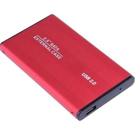 Alfais 4299 USB 2.0 Sata Harici 2.5 Hdd Harddisk Kutusu Kırmızı