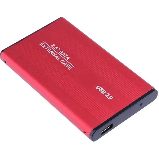 Alfais 4299 USB 2.0 Sata Harici 2.5 Hdd Harddisk Kutusu Kırmızı
