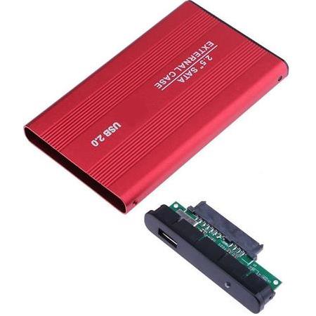 Alfais 4299 USB 2.0 Sata Harici 2.5 Hdd Harddisk Kutusu Kırmızı