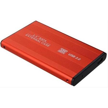 Alfais 4299 USB 2.0 Sata Harici 2.5 Hdd Harddisk Kutusu Kırmızı