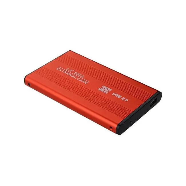 Alfais 4299 USB 2.0 Sata Harici 2.5 Hdd Harddisk Kutusu Kırmızı