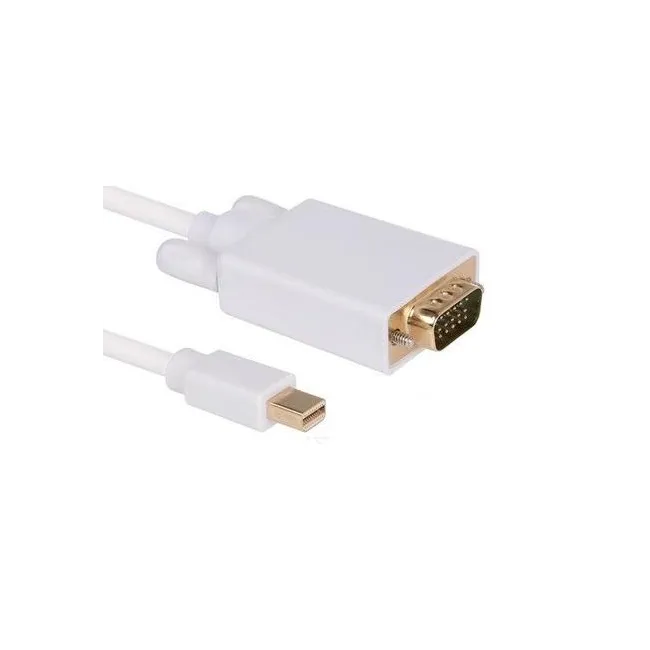 Alfais 4324 Mini Displayport To Vga Thunderbolt Monitör Çevirici Dönüştürücü Kablo 3 Metre