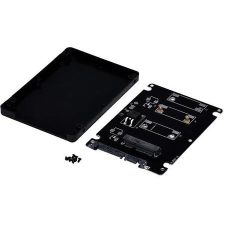 Alfais 4301 mSata SSD To 1.8 2.5 inç Sata Kutu Mini HDD 1.8 Disk Çevirici Kutusu