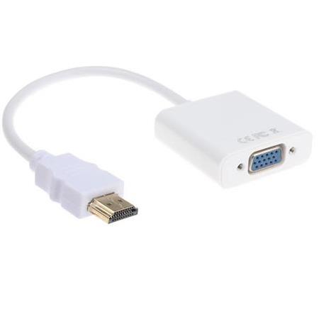 Alfais 4305 Hdmi To Vga Power Güç Ses Destekli Çevirici Dönüşütürücü Adaptör