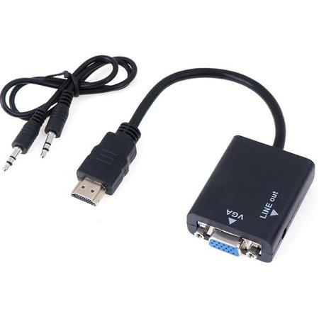 Alfais 4289 Hdmi To Vga Ses Destekli Monitör Dönüştürücü Kablo Çevirici Adaptör