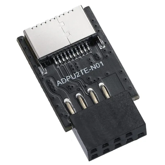 Alfais 4936  Usb 2.0 9 Pin - Type-E Anakart Çevirici Dönüştürücü Adaptör