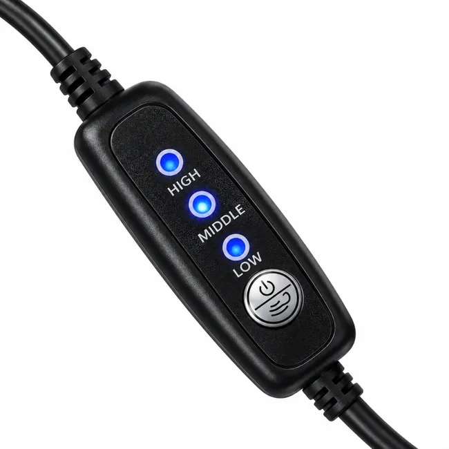 Alfais 6035 USB Soğutucu Fan Laptop Modem Konsol Altı Hız Ayarlı 120mm 5V 3 Kademe ON OFF Kontrol