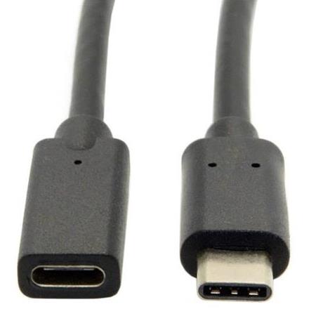Alfais 4341 Type C USB 3.1 Uzatma Kablosu Ekleme Dişi Erkek Uzatıcı Kablosu 2 mt