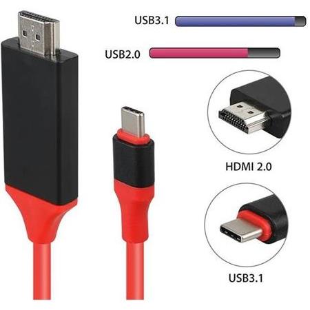 Alfais 4330 Usb Type C 3.1 To Hdmi Çevirici Dönüştürücü Tv Bağlama Kablosu
