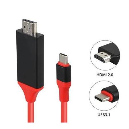 Alfais 4330 Usb Type C 3.1 To Hdmi Çevirici Dönüştürücü Tv Bağlama Kablosu