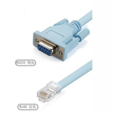 Alfais 4335 RJ45 To RS232 9 Pin CAT5E 6 Çevirici Dönüştürücü Adaptör Ethernet Kablosu