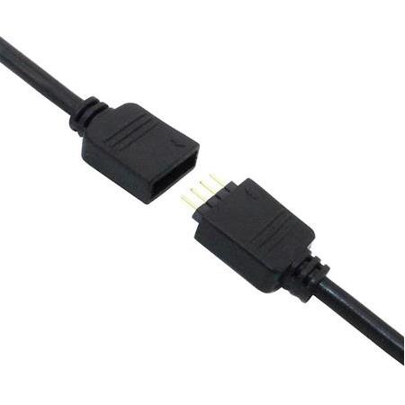 Alfais 4373 4 Pin Rgb Ekleme Birleştirme Uzatma 30cm Çevirici Kablo