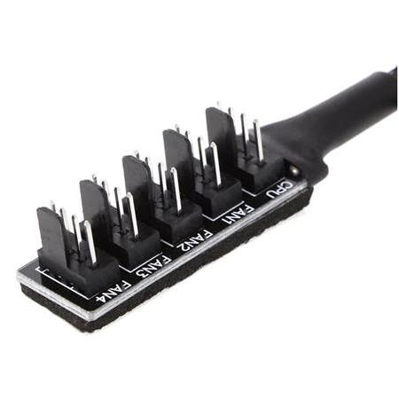 Alfais 4353 Fan Çoklayıcı 4 Port Y PWM Splitter 4 pin