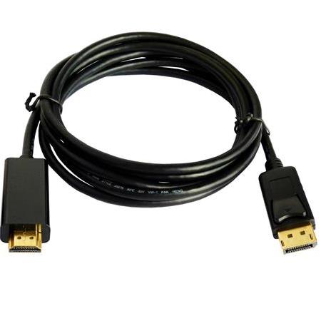 Alfais 5107 Displayport To Hdmi 3 Metre Çevirici Dönüştürücü Adaptor Kablosu