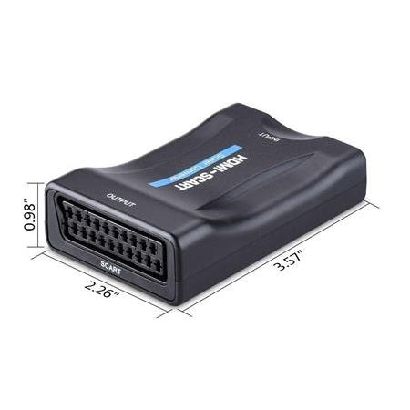 Alfais 4363 Hdmi To Scart Av Video Tv Çevirici Dönüştürücü Adaptör