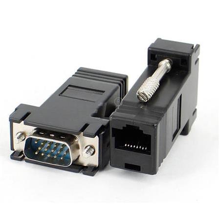 Alfais 5059 Rj45 Vga Ekleme Ek 30 Metre Uzatıcı Cat5/6 Monitör Extender - 2 Adet
