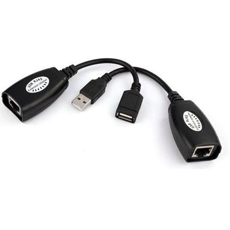 Alfais 5058 Rj45 Usb Ek Uzatıcı Cat5e 6 Kablosu Ekleme Extender