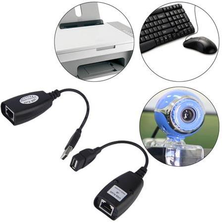 Alfais 5058 Rj45 Usb Ek Uzatıcı Cat5e 6 Kablosu Ekleme Extender