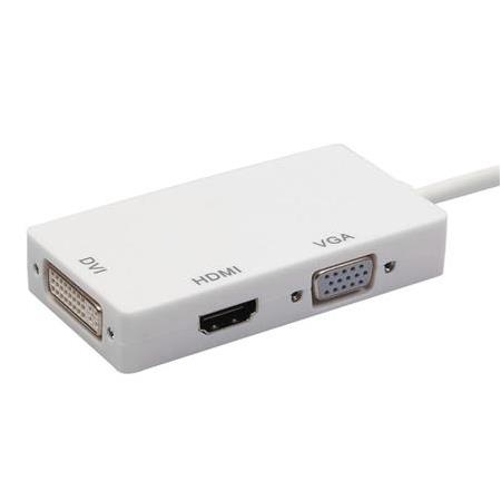 Alfais 5056 Displayport To Hdmi Vga Dvi Çevirici Dönüştürücü Adaptor