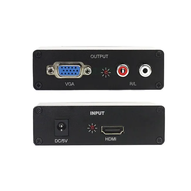 Alfais 5041 Hdmi To Vga + R/L Çevirici Dönüştürücü Adaptör