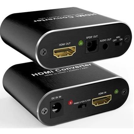 Alfais 4365 Hdmi To Hdmi Optik Stereo 2.0 4k Ayırıcı Çevirici Dönüştürücü Adaptör