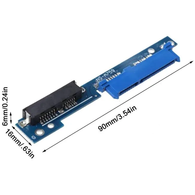 Alfais 4369 Micro Sata 7+6 To Sata 7+15 Pin Çevirici Dönüştürücü Adaptör