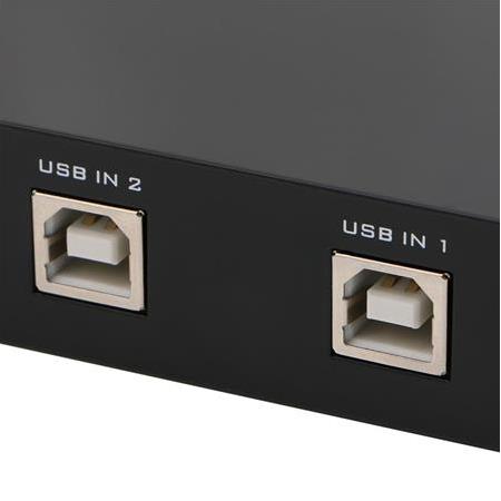 Alfais 5020 2 Port Yazıcı Printer USB Çoklayıcı Switch Splitter Hub