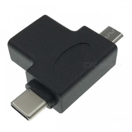 Alfais 4372 Usb 3.0 To Type C Micro Usb 3.1 Data Şarj Çevirici Dönüştürücü Adaptör