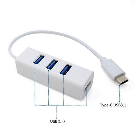 Alfais 4968 Type C USB 3.1 Çoklayıcı 4 Port Hub Çoğaltıcı