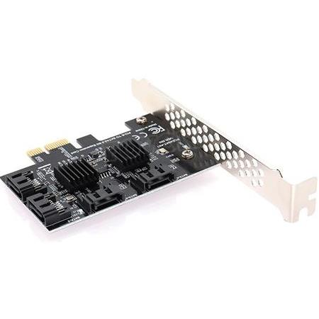 Alfais 4392 Pci Express Pci-e 4 Port Sata 3.0 Hdd Ssd Girşi Çoklayıcı Kart