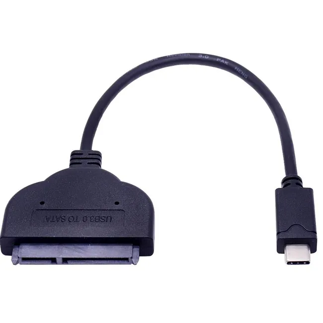 Alfais 4394 Usb Type C To 2.5 İnç Sata Ssd Hdd Hard Disk 3.1 Çevirici Dönüştürücü Kablosu